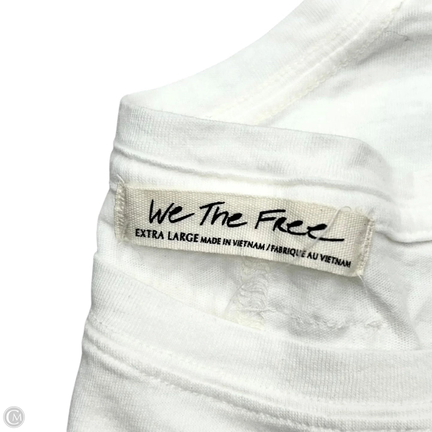 Top Short Sleeve Basic By We The Free In White, Size: Xl