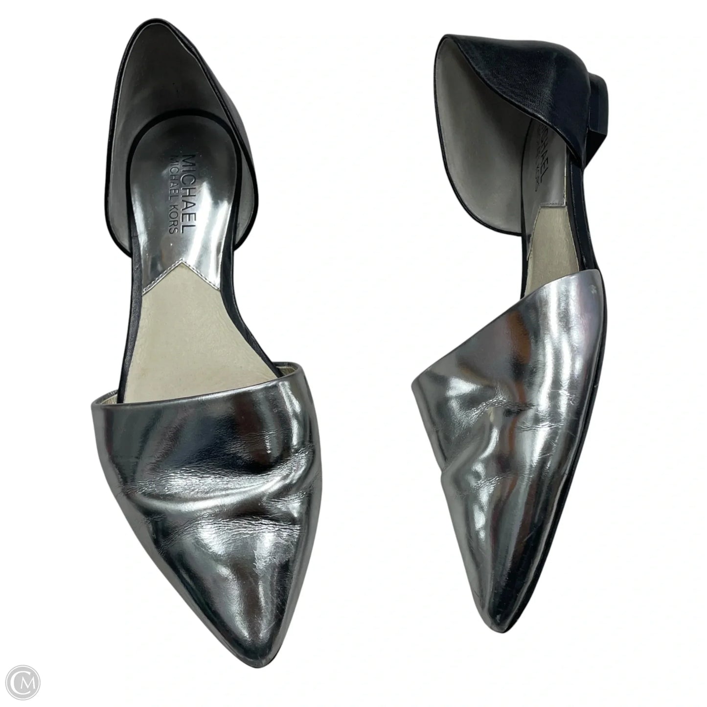 Shoes Flats By Michael By Michael Kors In Silver, Size: 7