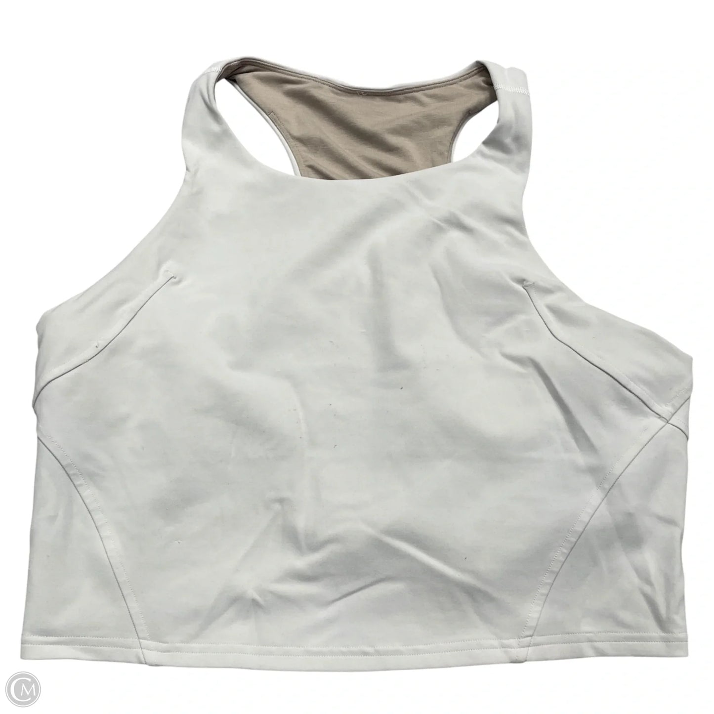Athletic Bra By Lululemon In White, Size: Xl