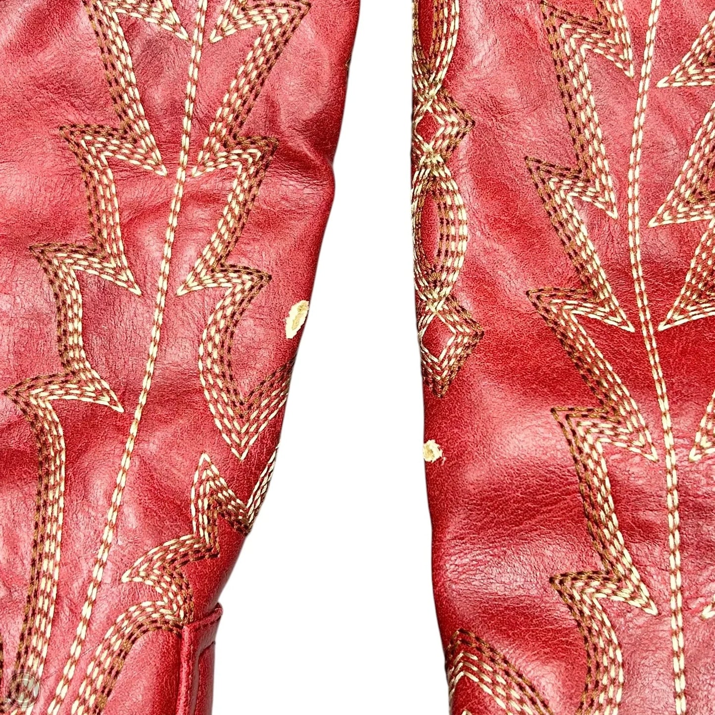 Boots Western In Red, Size: 8