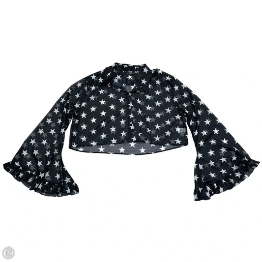 Top Long Sleeve By Lala In Black & White, Size: L/Xl