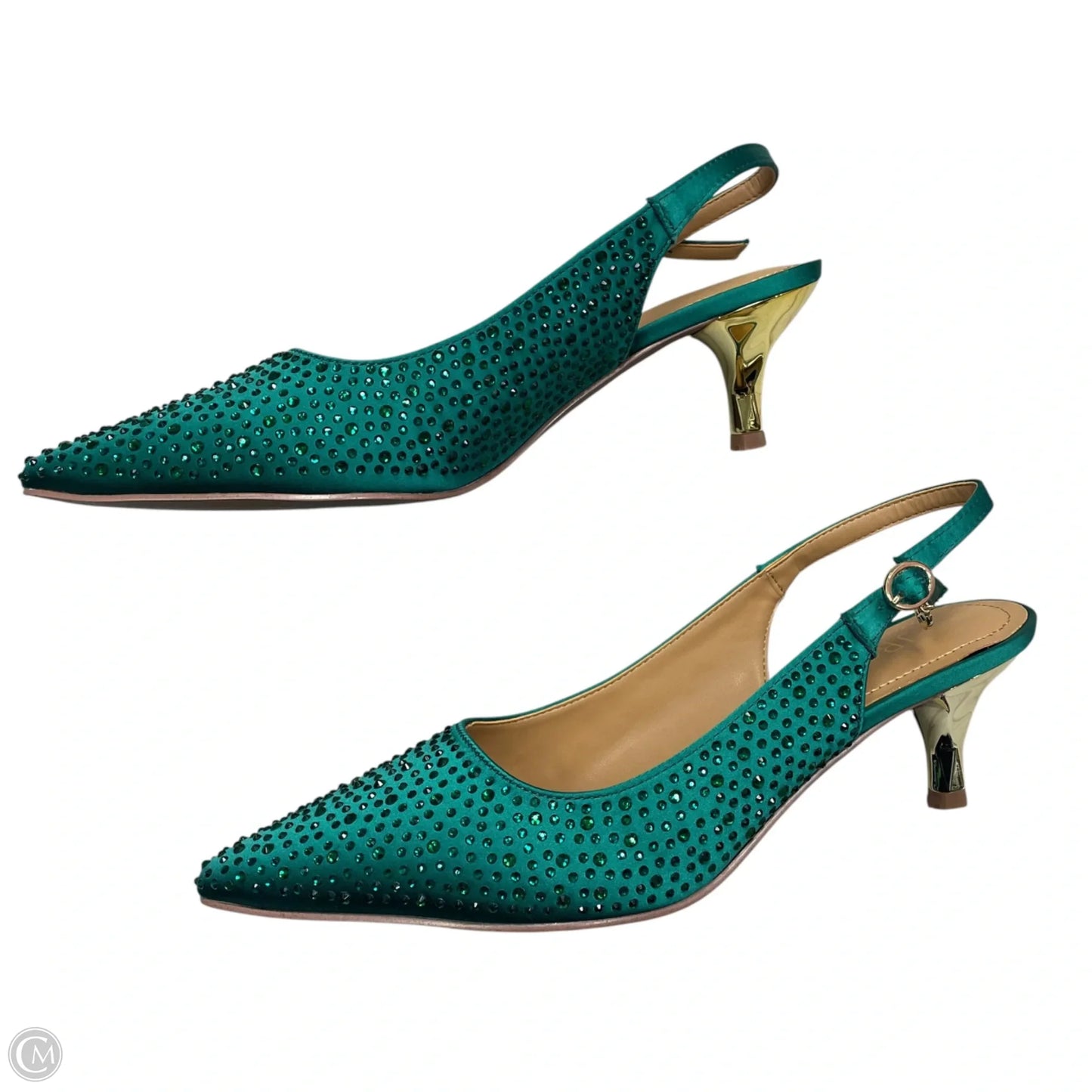 Shoes Heels Kitten By J Renee In Green, Size: 9