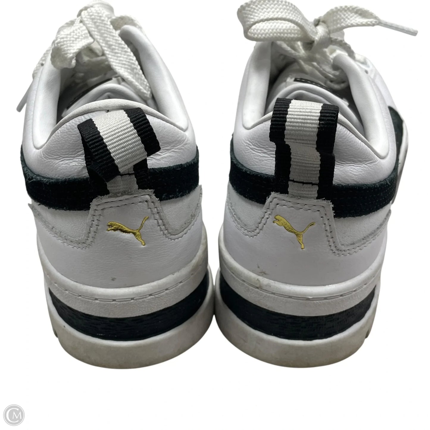 Shoes Sneakers By Puma In Black & White, Size: 8