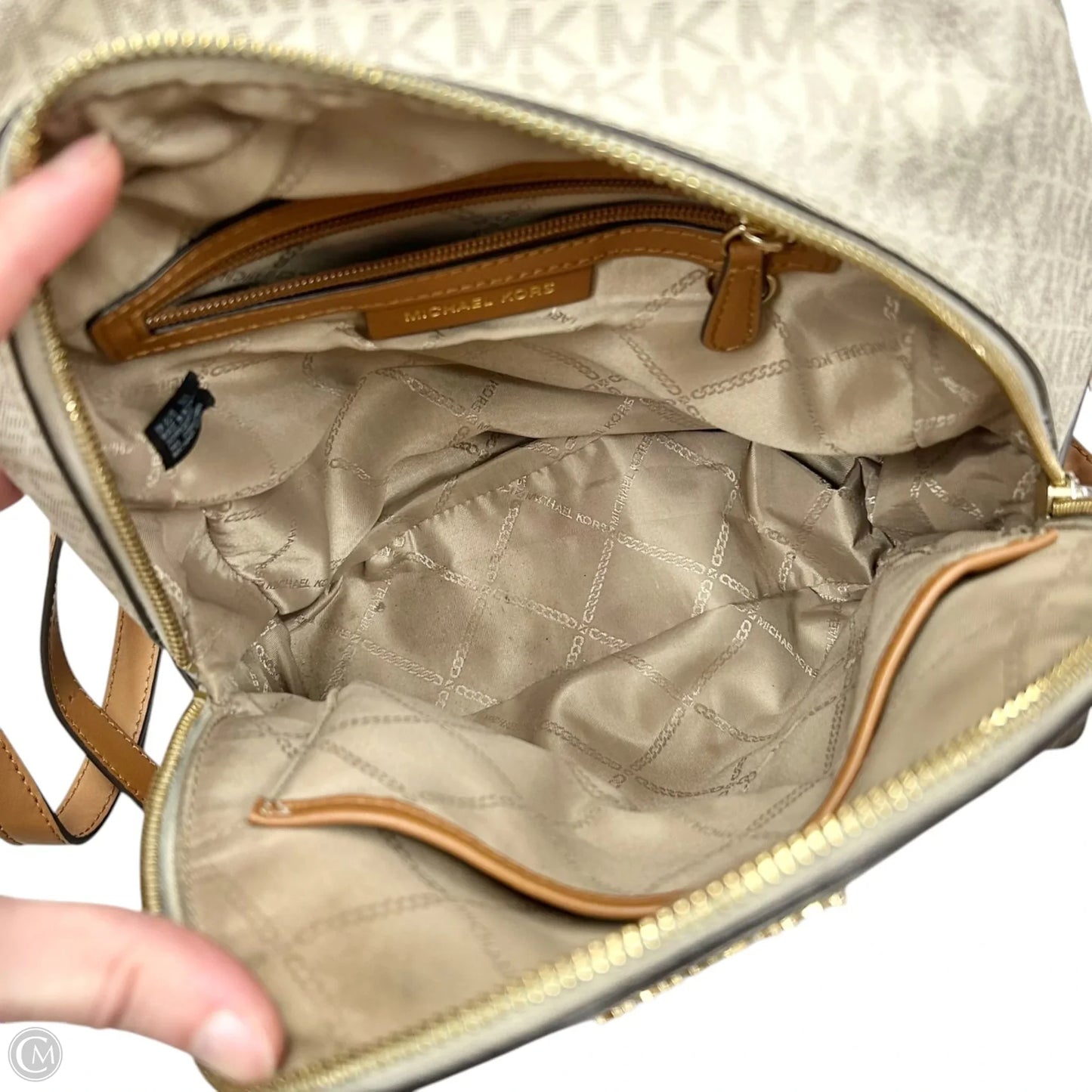 Backpack Designer By Michael Kors, Size: Medium