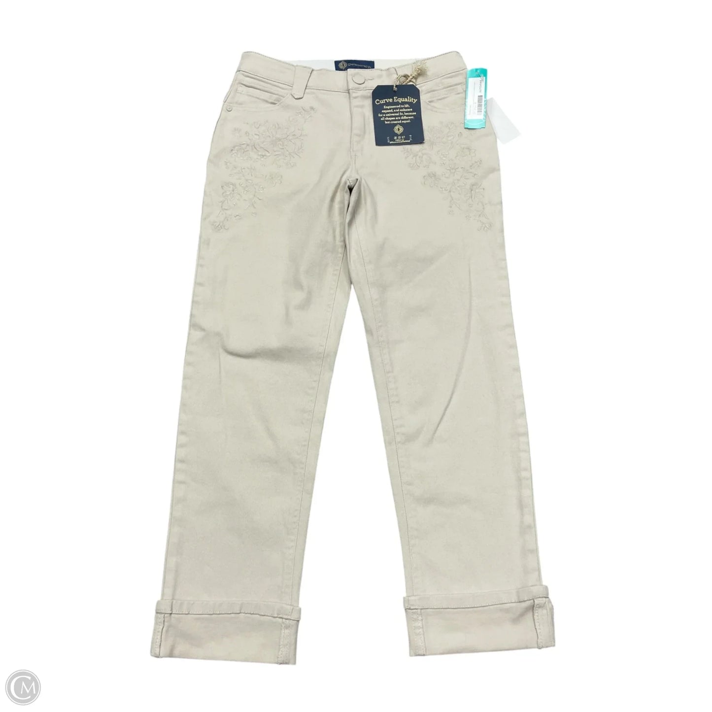 Jeans Skinny By Democracy In Beige, Size: 0