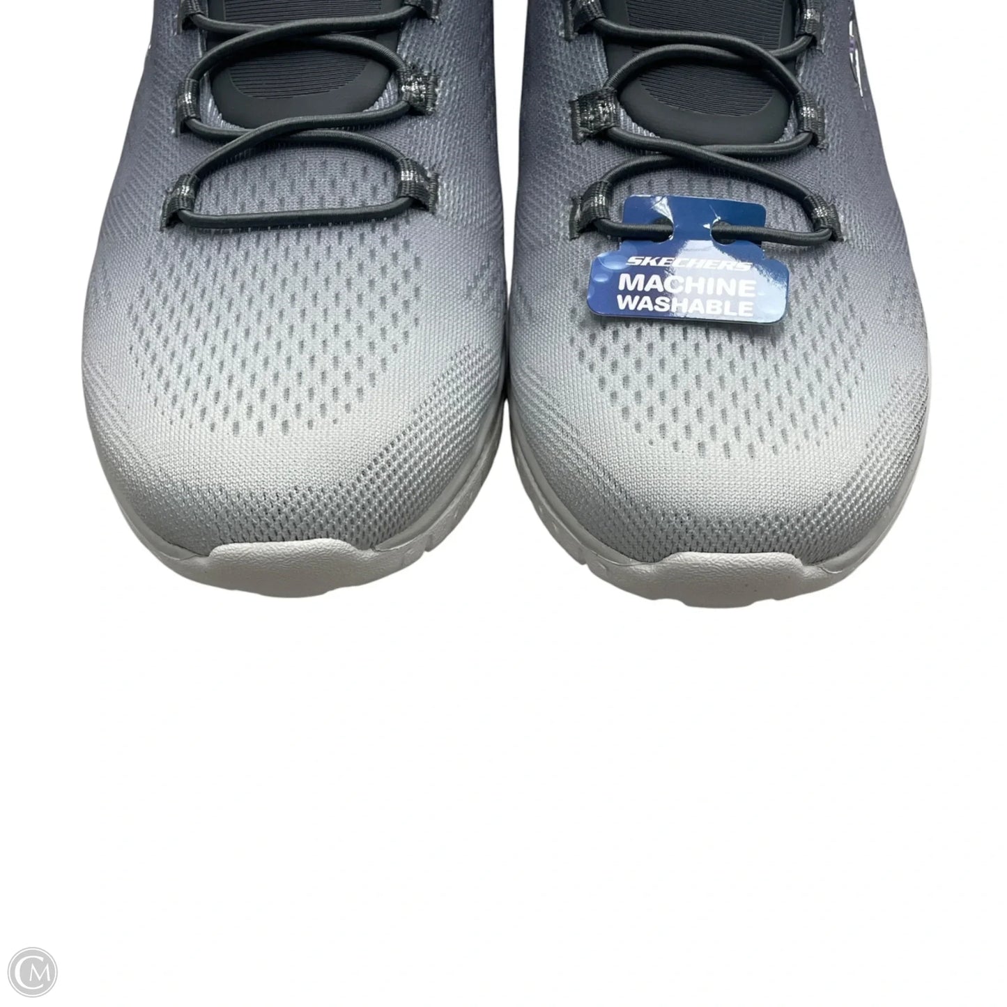 Shoes Sneakers By Skechers In Grey & White, Size: 7.5
