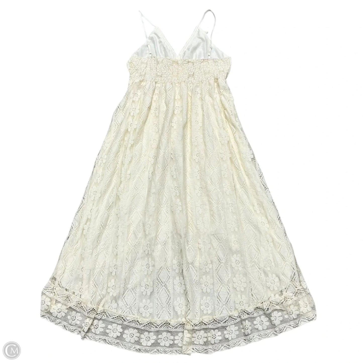 Dress Casual Maxi In Cream, Size: 2x