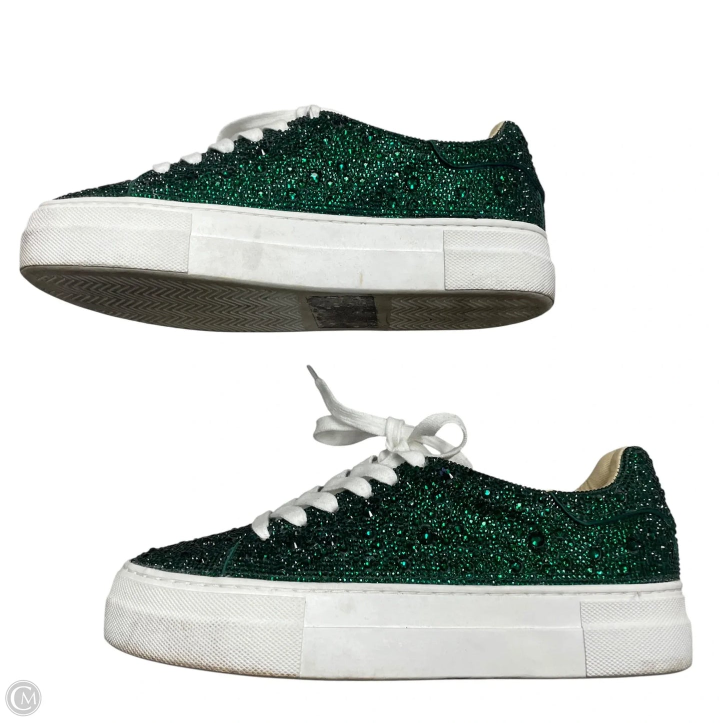 Shoes Sneakers By Betsey Johnson In Green, Size: 6.5