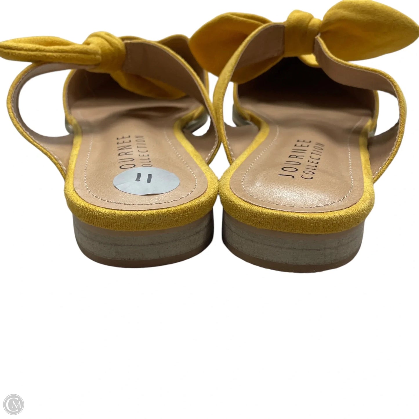 Shoes Flats By Journee In Yellow, Size: 11