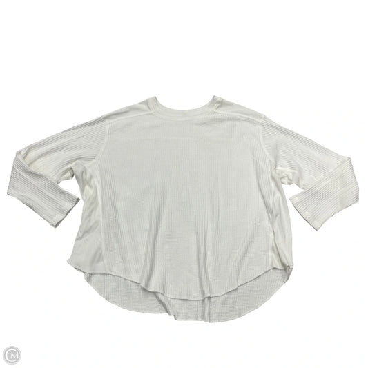 Top Long Sleeve Basic By Free People In White, Size: Xs