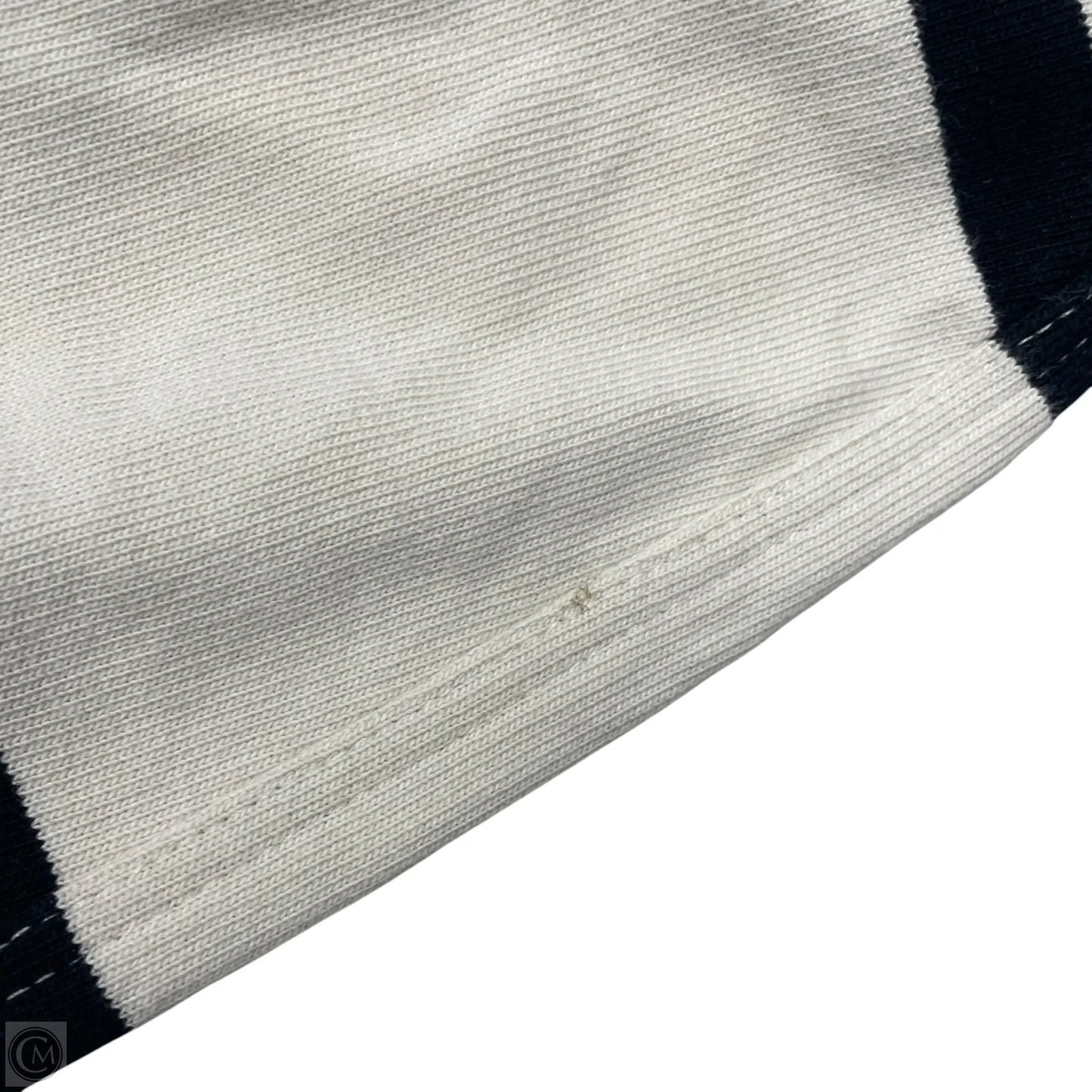 Athletic Top Long Sleeve Crewneck By Lululemon In Black & Cream, Size: S
