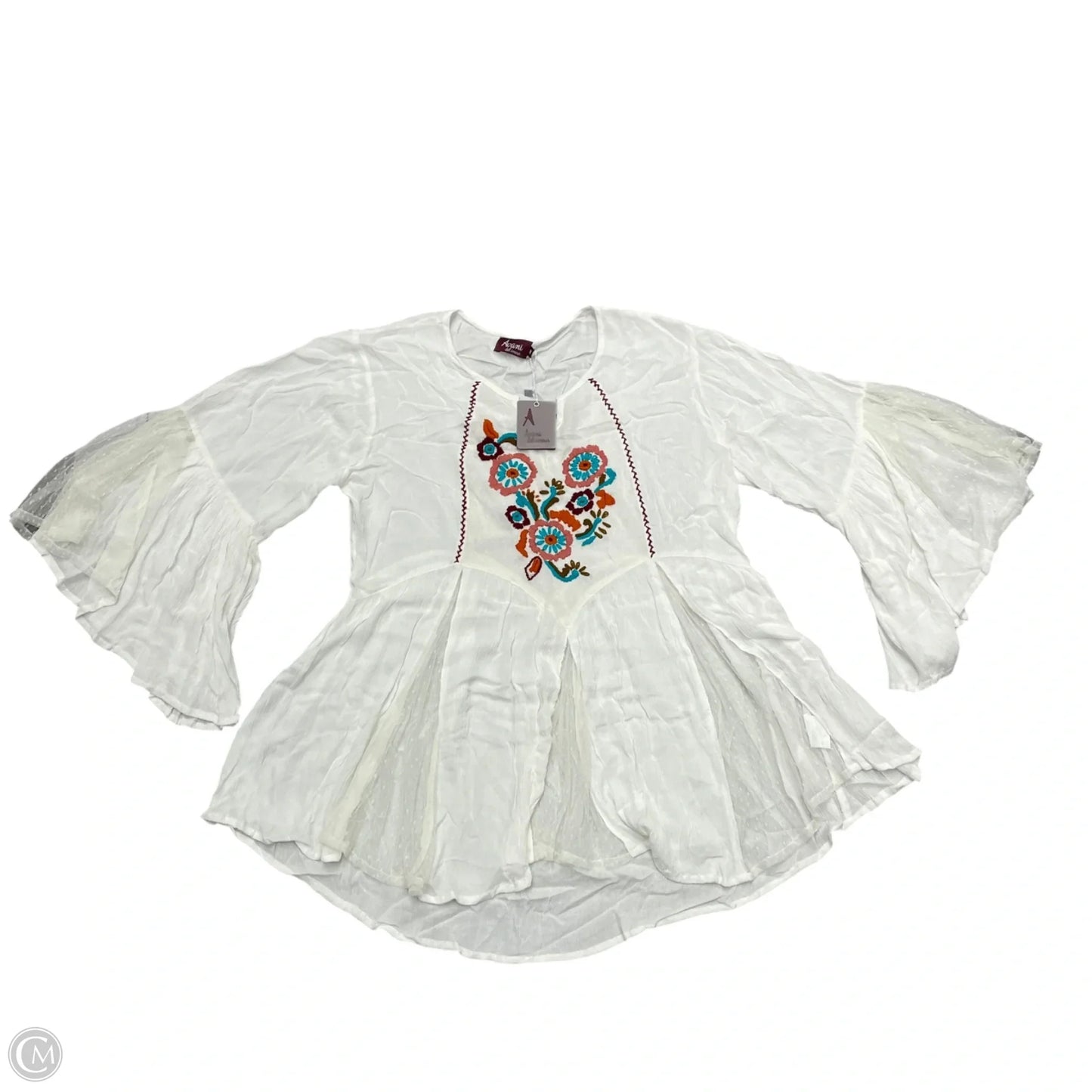 Dress Casual Short By Avani In Ivory, Size: M
