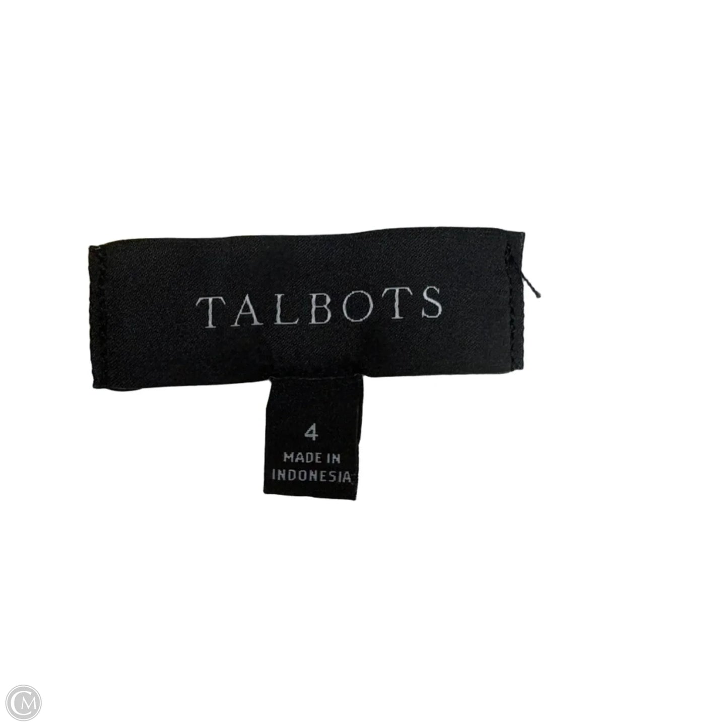 Skirt Midi By Talbots In White & Yellow, Size: 4