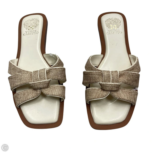 Sandals Flats By Vince Camuto In Cream, Size: 8