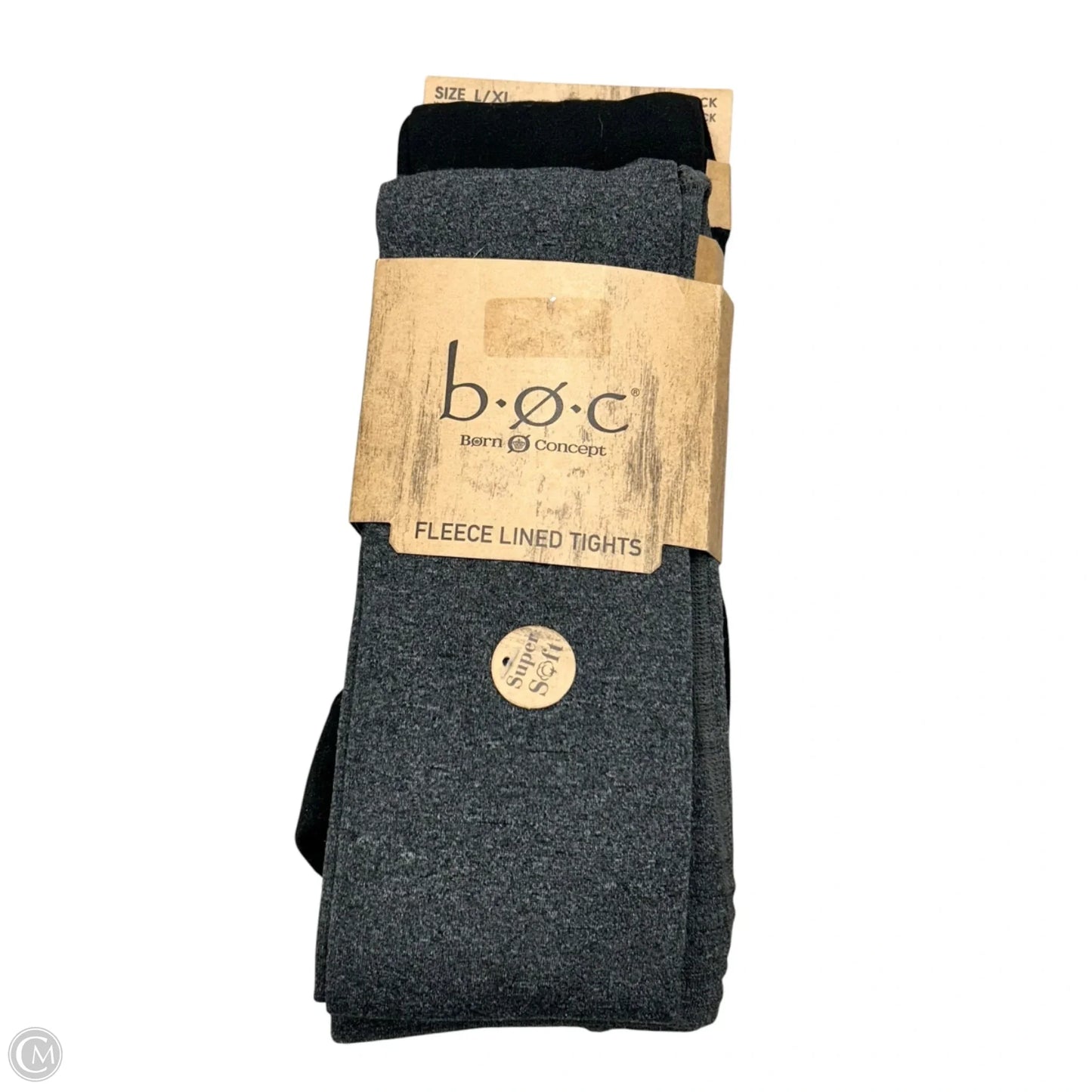Tights By Boc In Black & Grey, Size: L/Xl