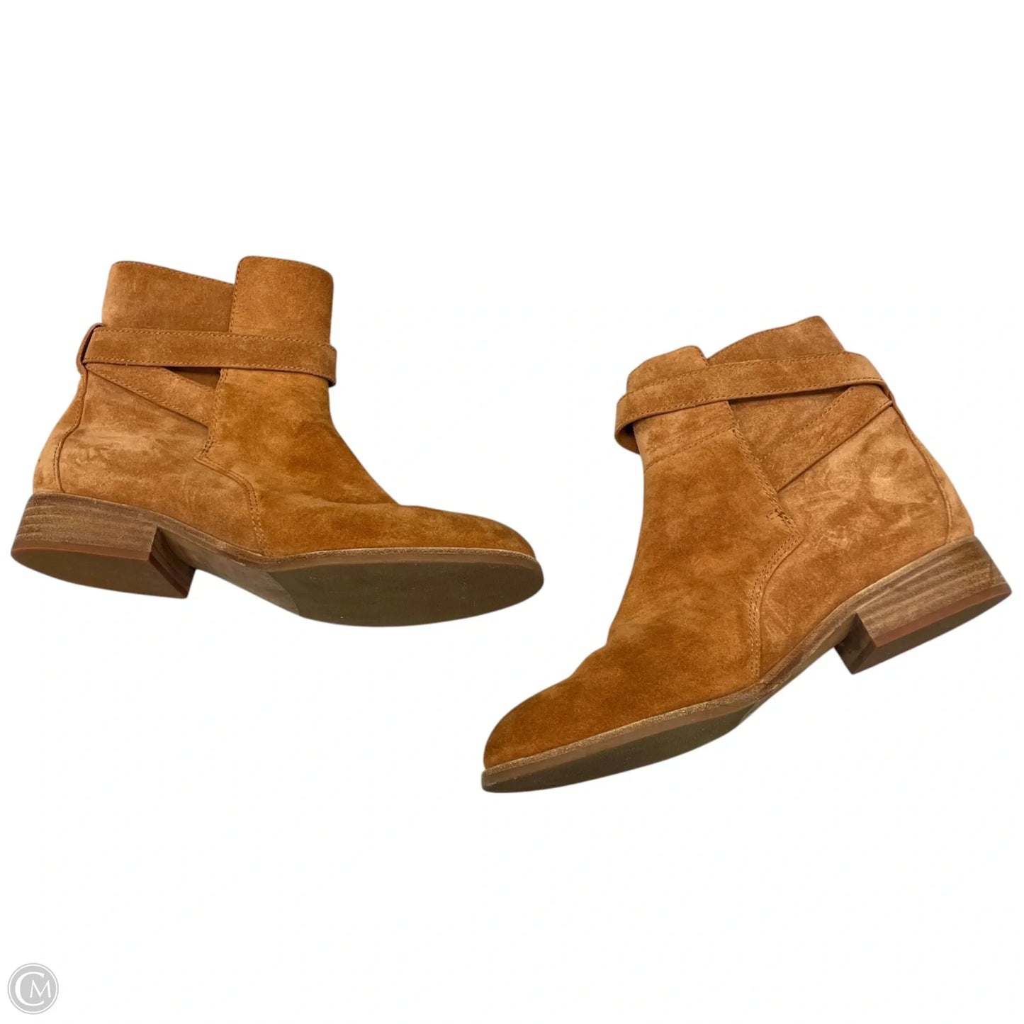 Boots Designer By Tory Burch In Tan, Size: 8.5