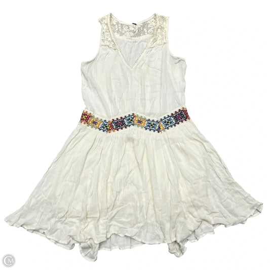 Dress Casual Midi By Free People In Cream, Size: M
