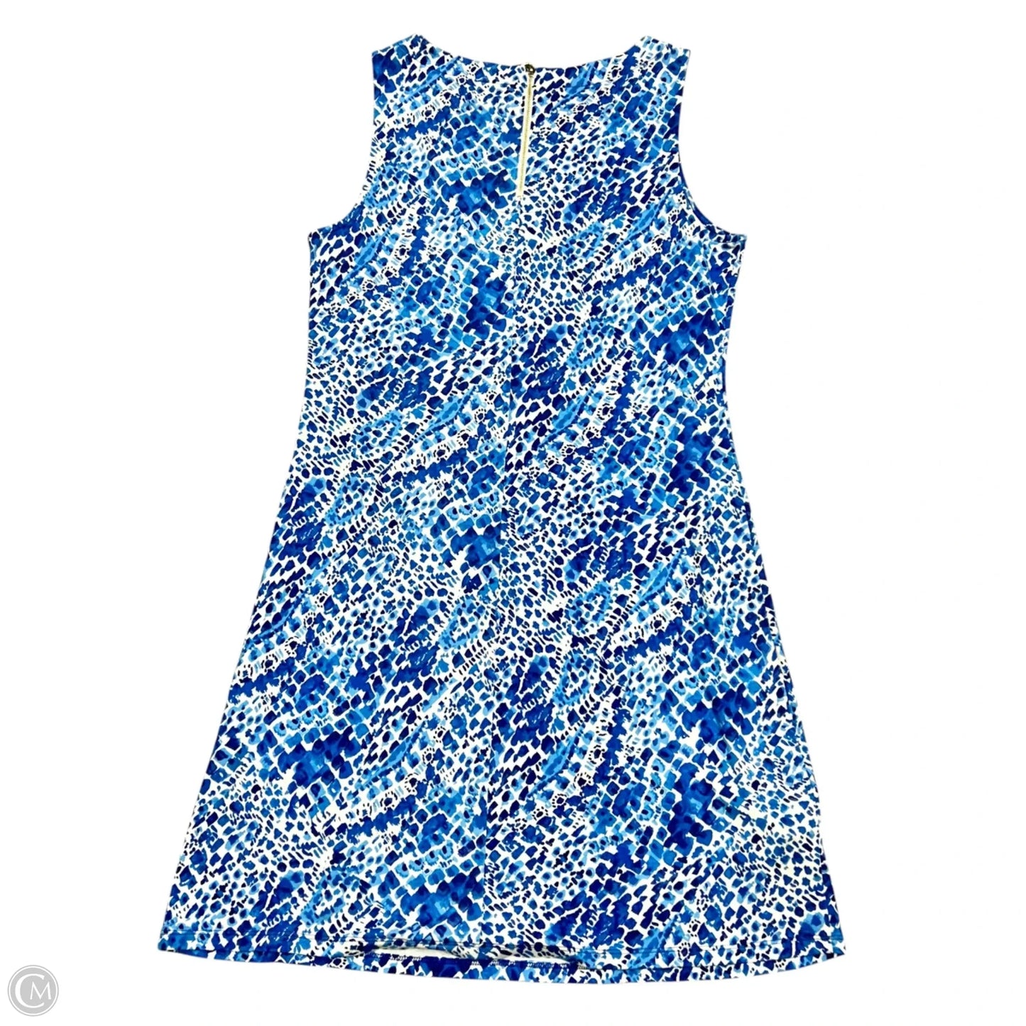 Dress Casual Midi By Tommy Bahama In Blue & White, Size: L