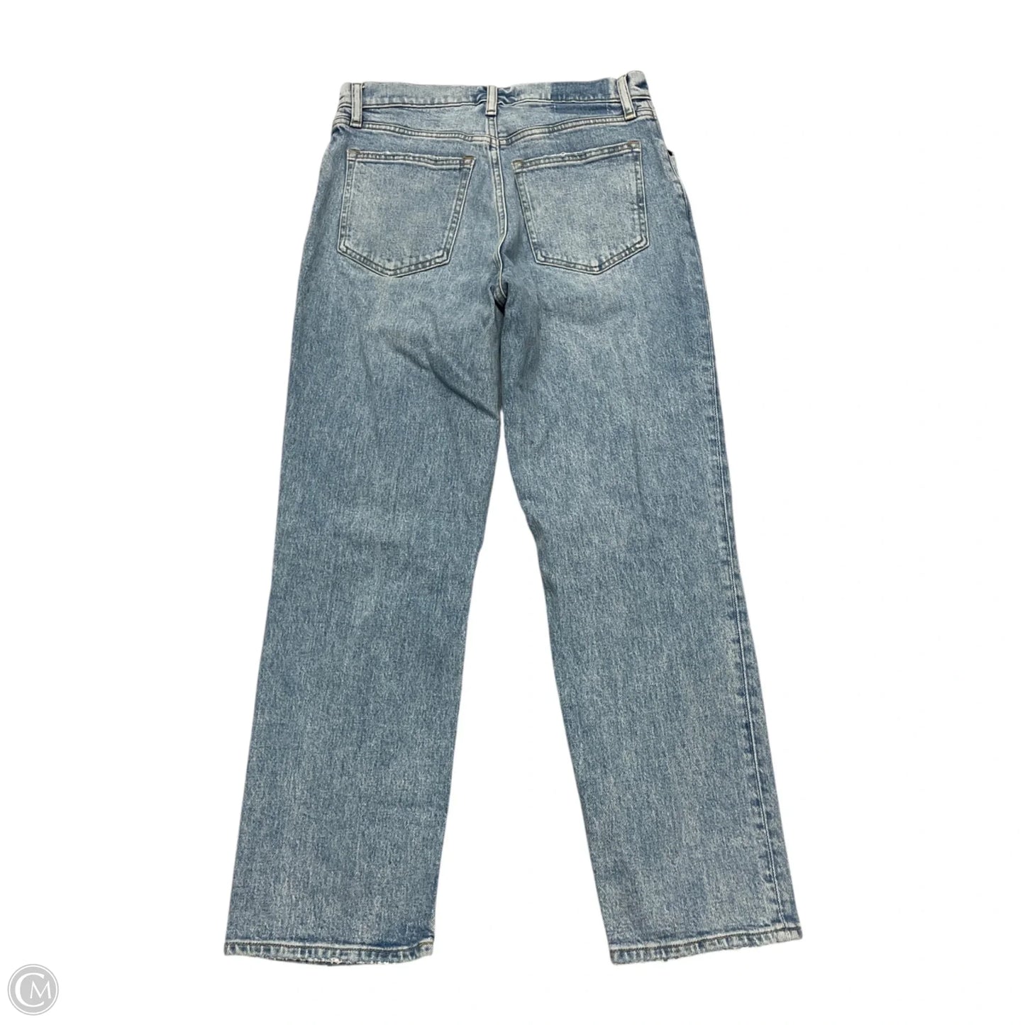 Jeans Straight By Abercrombie And Fitch In Blue Denim, Size: 8