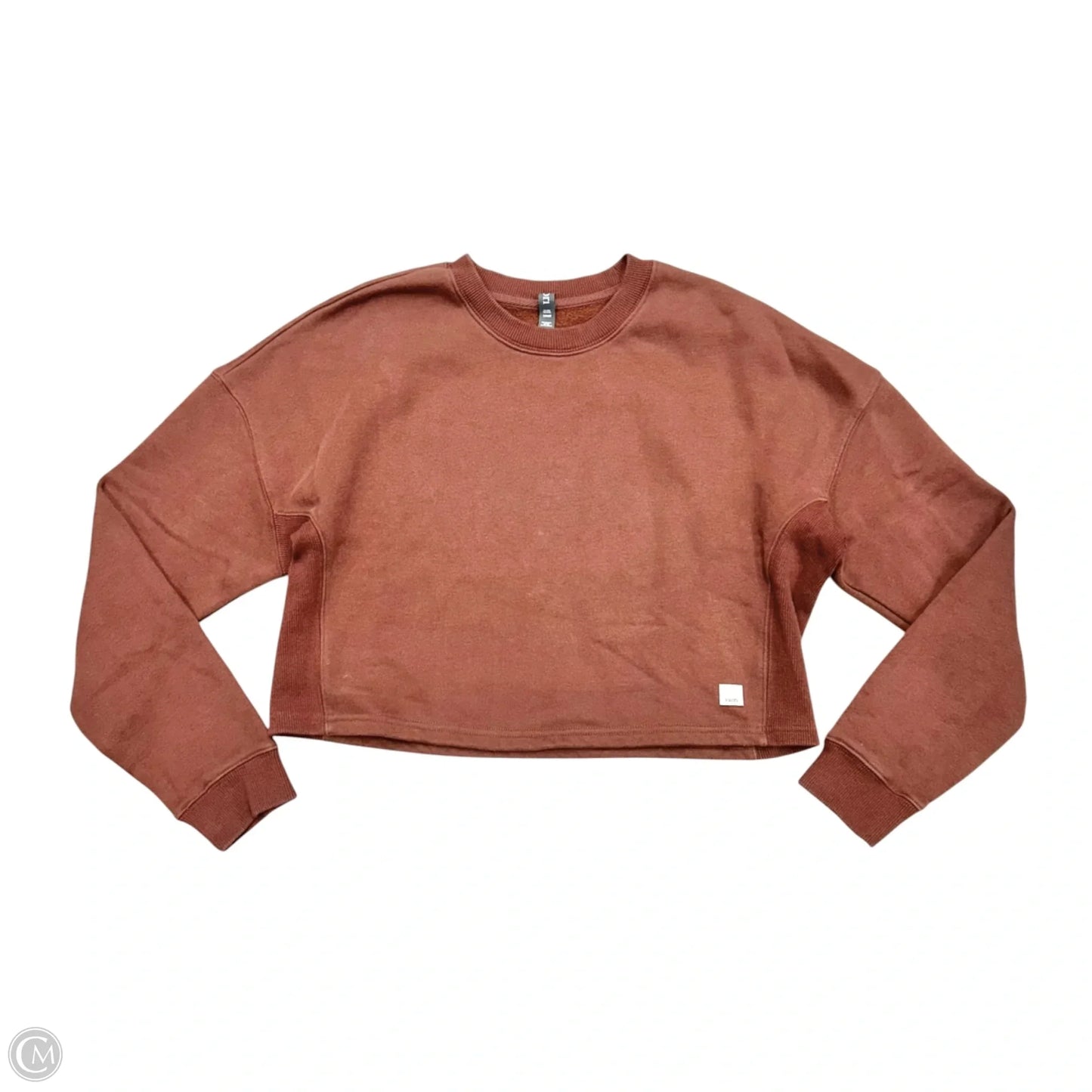 Sweatshirt Crewneck By Vuori In Orange, Size: S