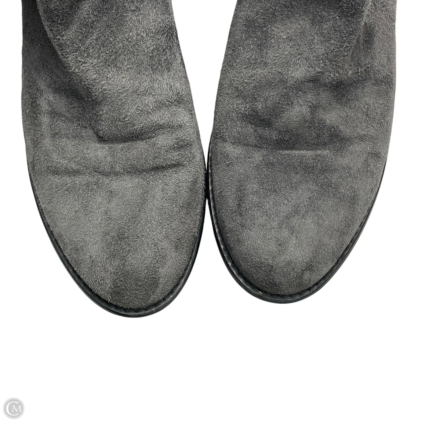 Boots Designer By Stuart Weitzman In Black & Grey, Size: 8.5