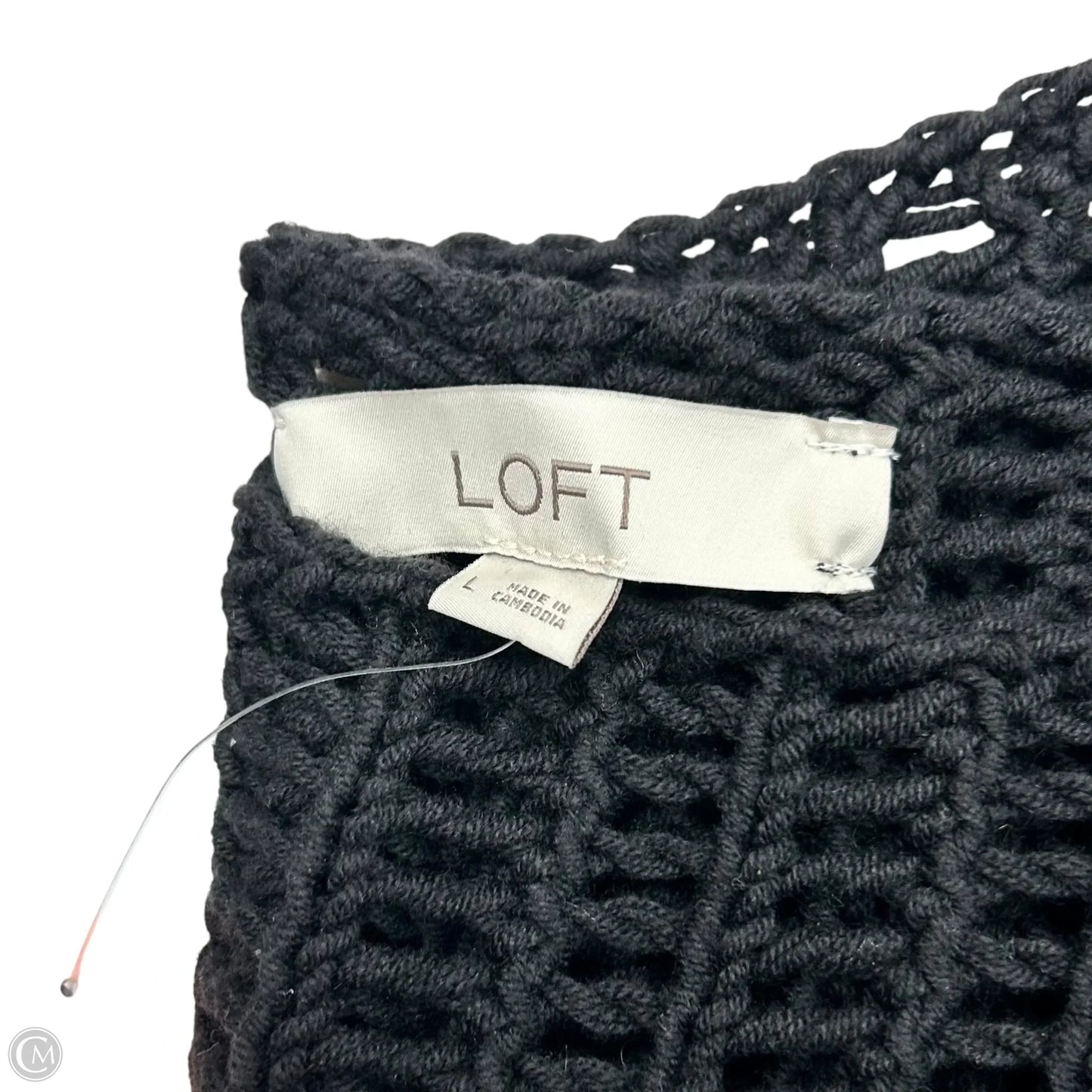 Sweater By Loft In Black, Size: L