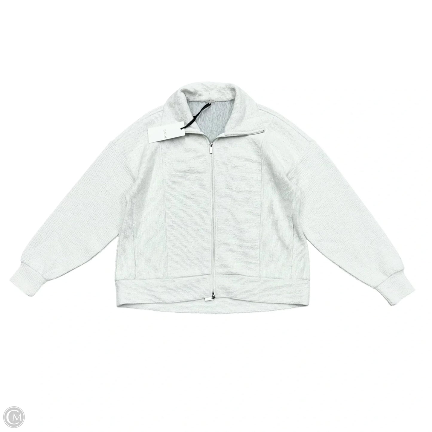 Athletic Jacket By Calia In White, Size: L
