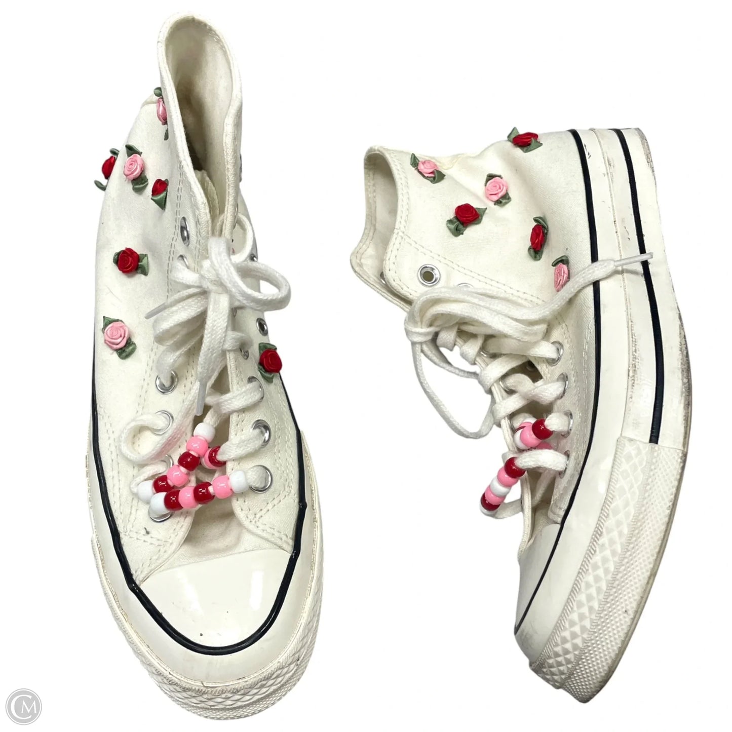 Shoes Sneakers By Converse In Red & White, Size: 8.5