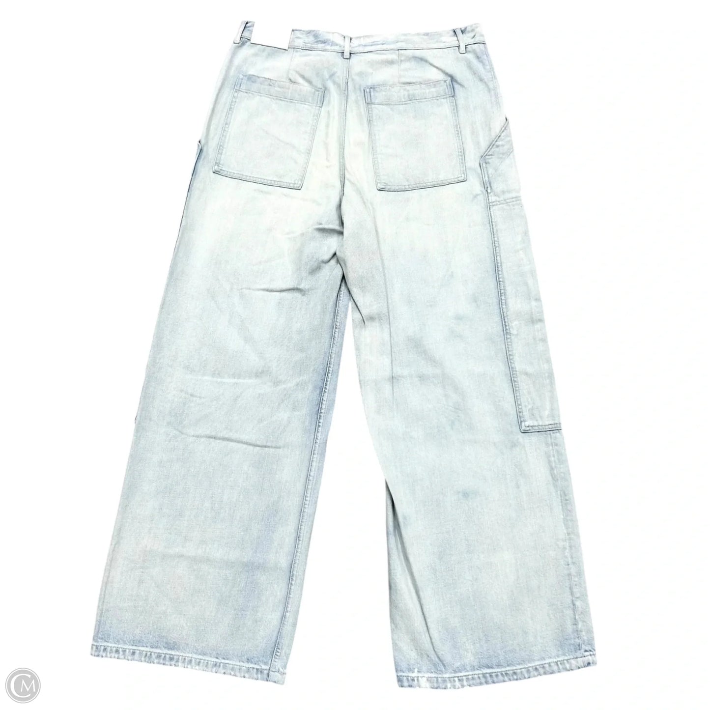 Jeans Wide Leg By Everlane In Blue Denim, Size: 14