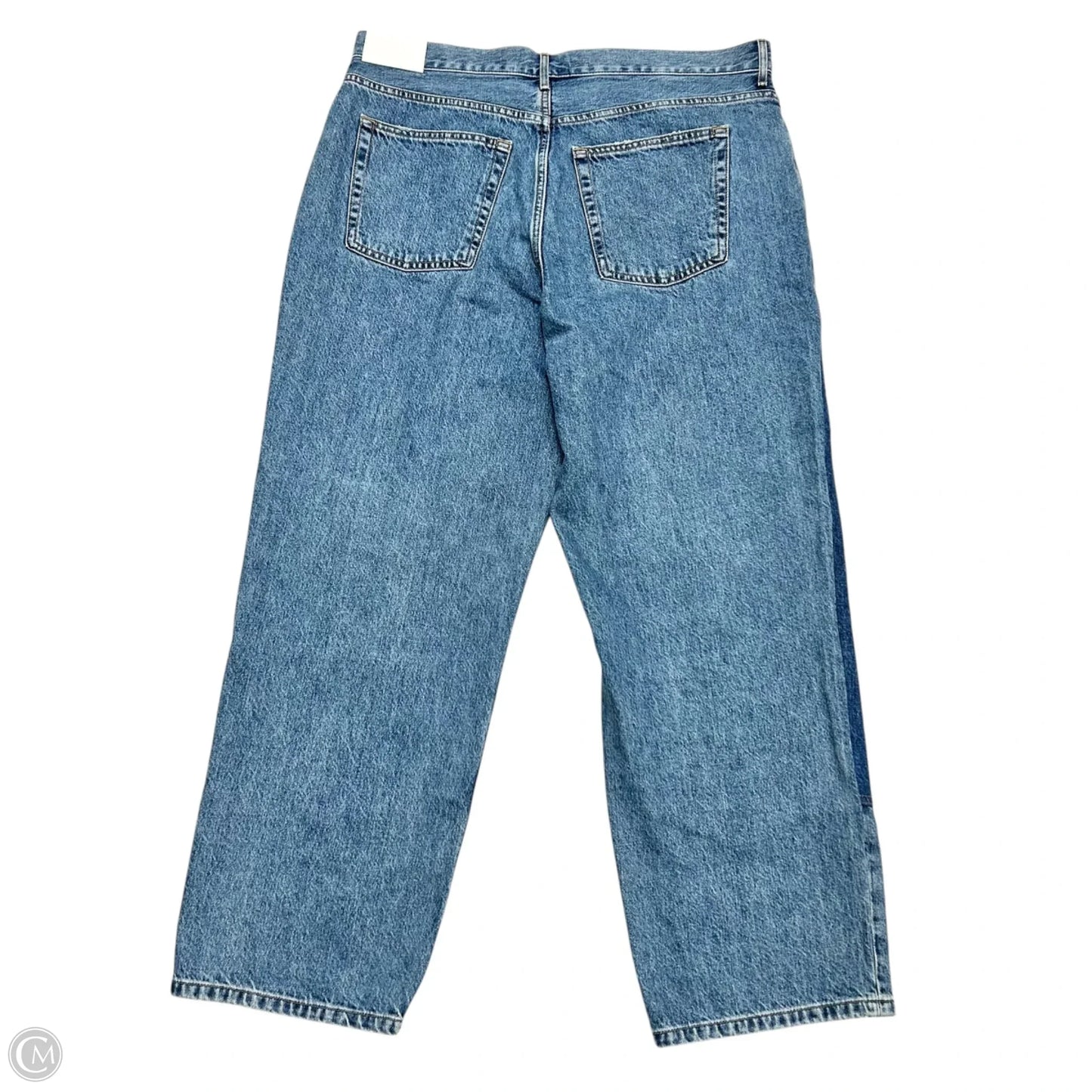 Jeans Wide Leg By Everlane In Blue Denim, Size: 16