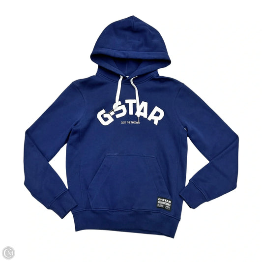 Sweatshirt Hoodie By G-Star Raw In Blue, Size: Xs