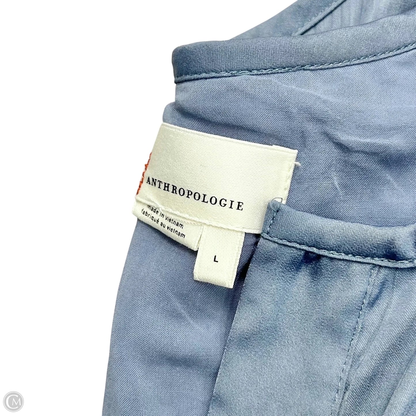 Dress Casual Maxi By Anthropologie In Blue, Size: L