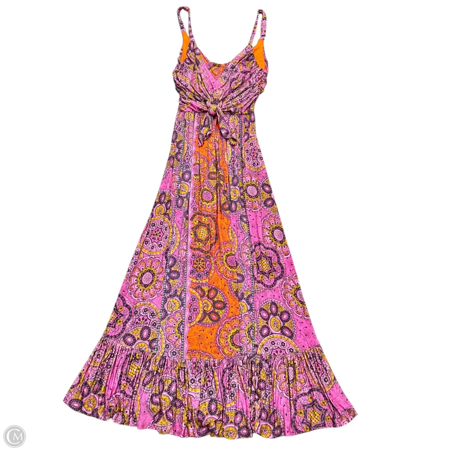 Dress Casual Maxi By Maeve In Orange & Purple, Size: Xs