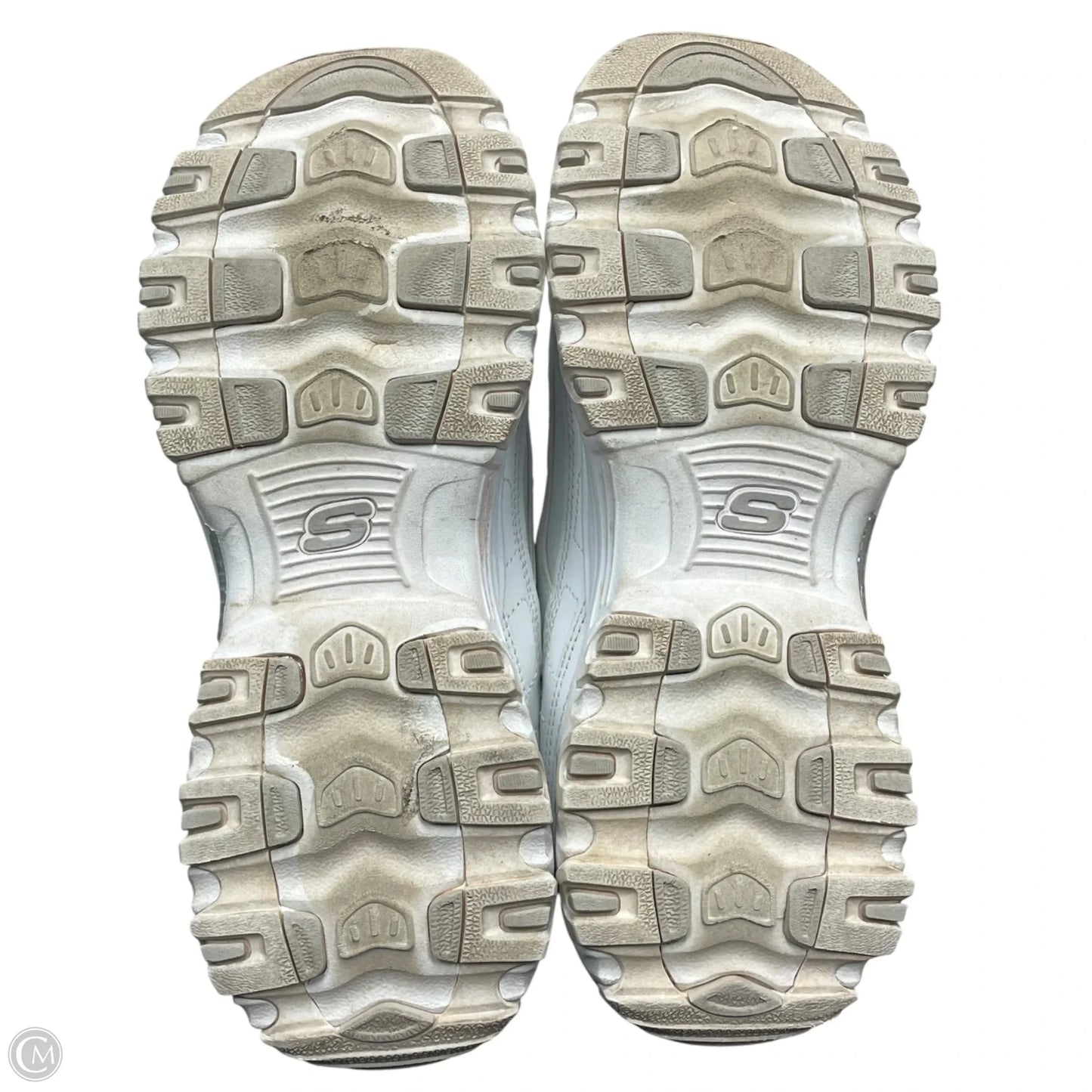 Shoes Athletic By Skechers In White, Size: 7.5