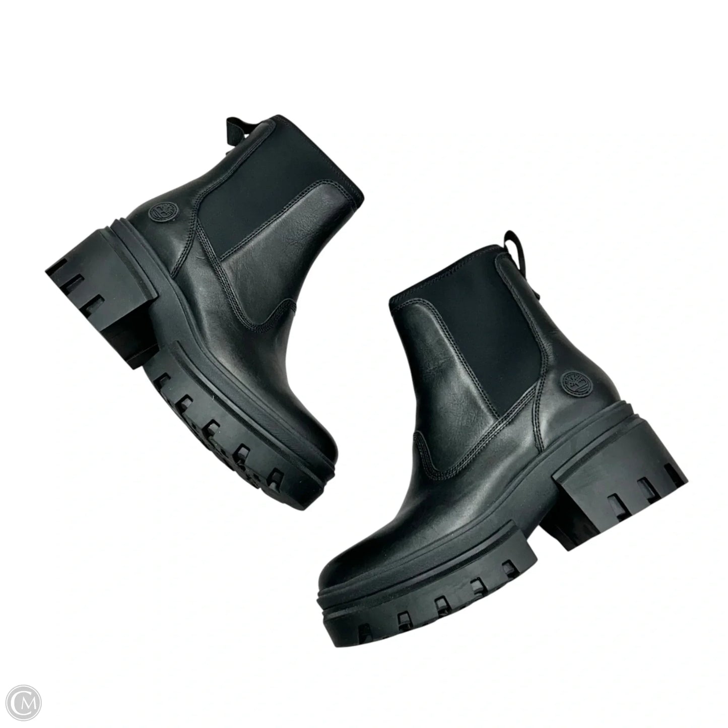 Boots Ankle Heels By Timberland In Black, Size: 9