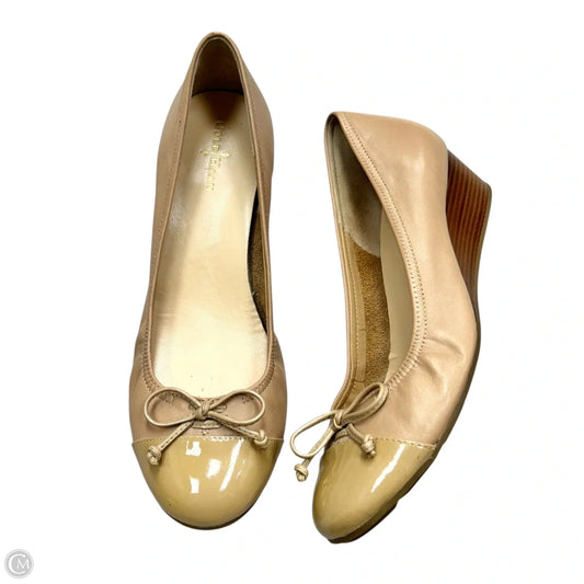 Shoes Heels Wedge By Cole-haan In Tan, Size: 8.5
