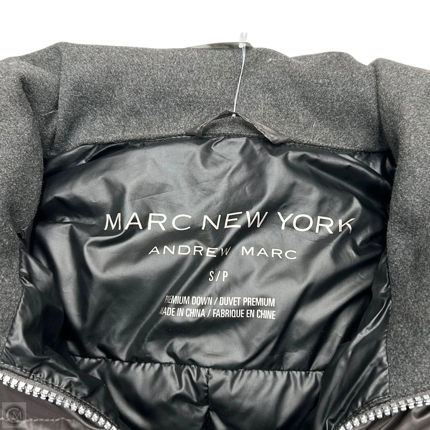 Coat Puffer & Quilted By Marc New York In Grey, Size: S