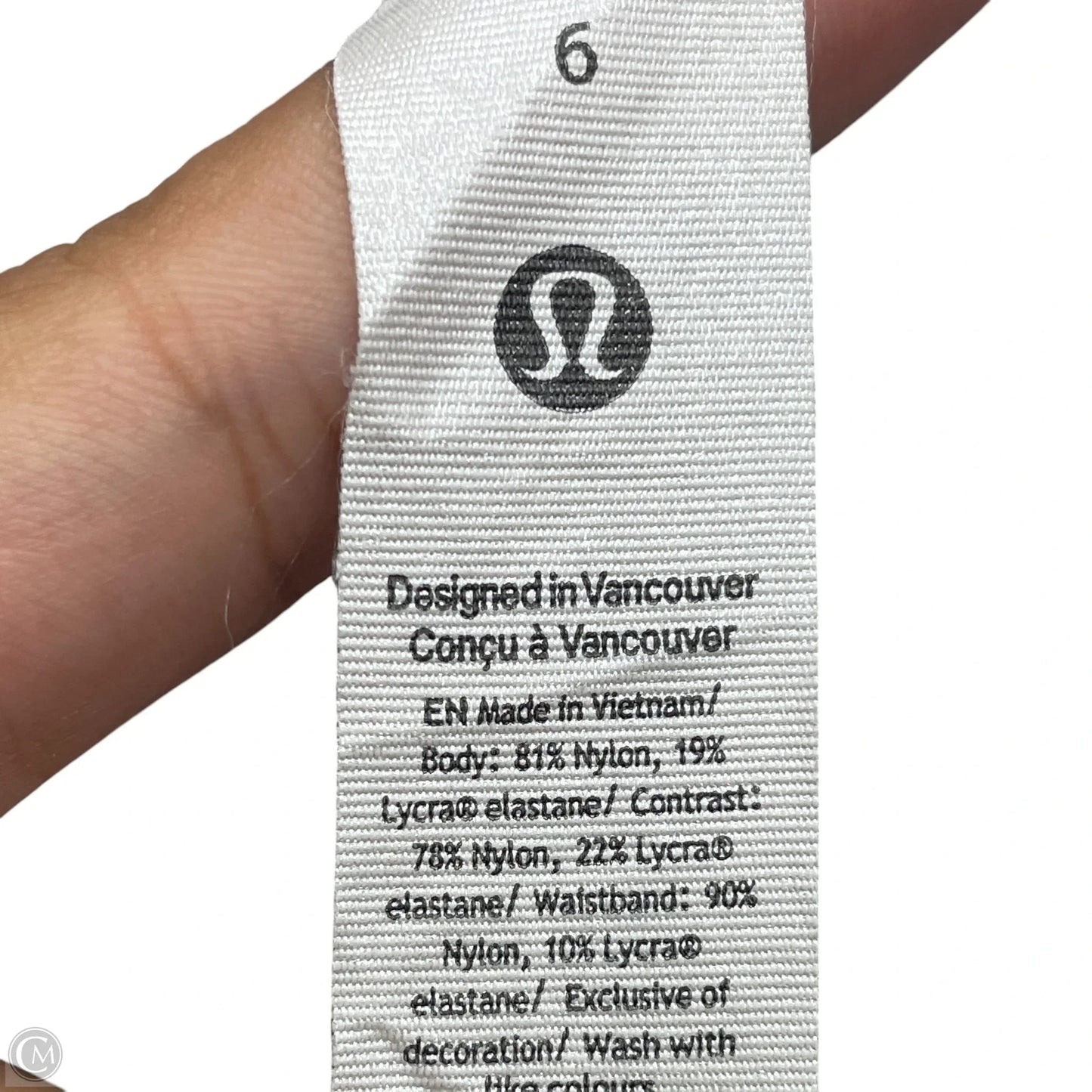Athletic Leggings By Lululemon In Black, Size: S