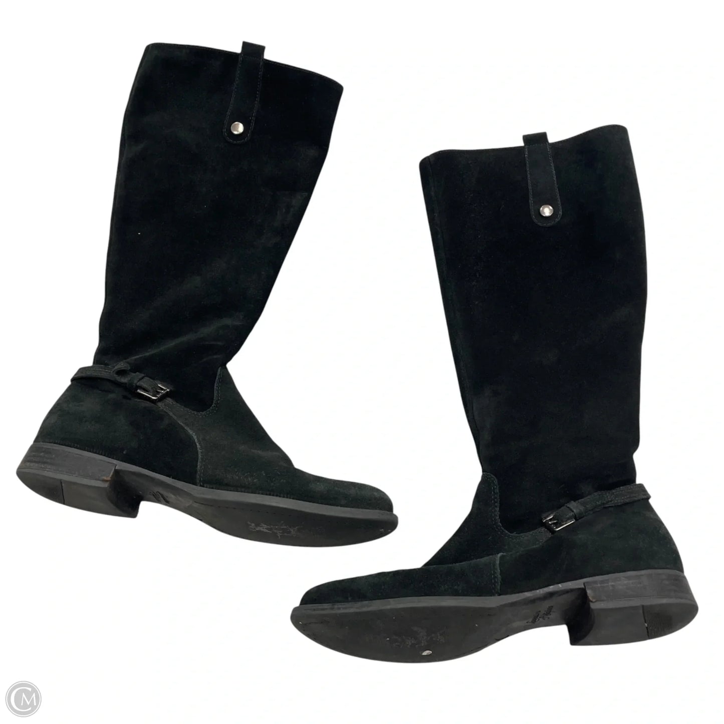 Boots Mid-calf Heels By La Canadienne In Black, Size: 10