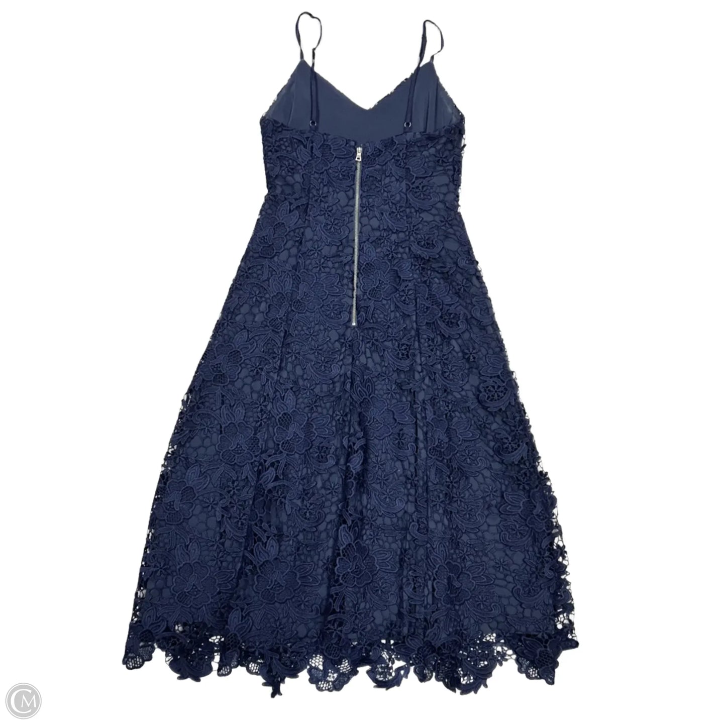 Dress Designer By Alice + Olivia In Navy, Size: S