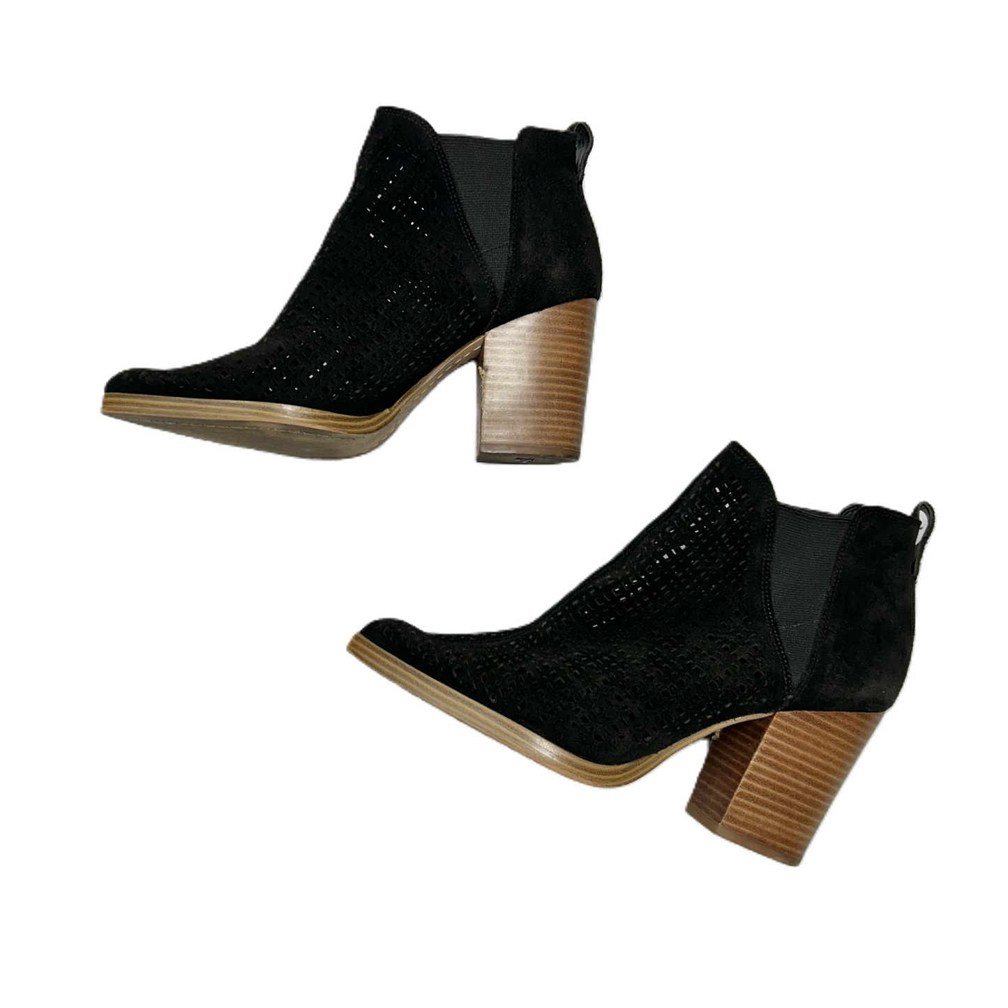 Shoes Heels Block By Marc Fisher In Black & Brown, Size: 8