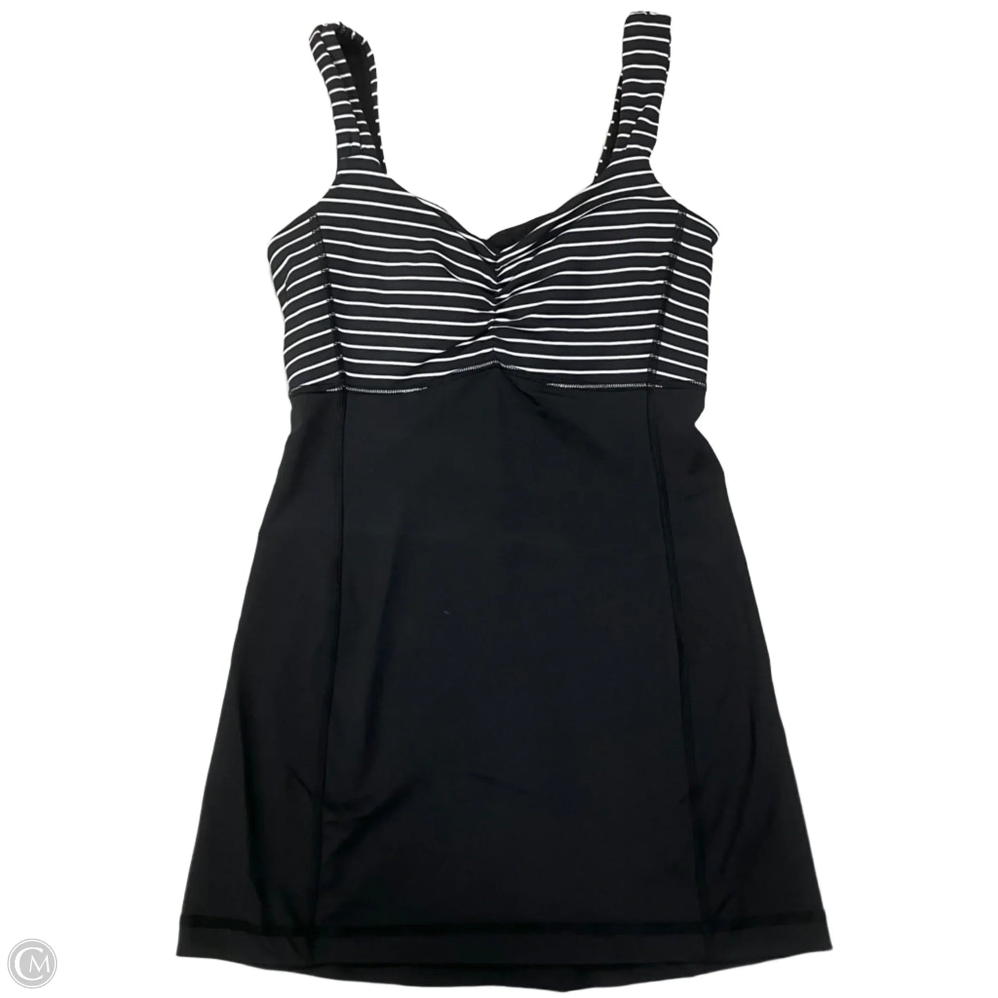 Athletic Tank Top By Lululemon In Black & White, Size: S