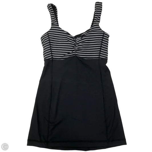 Athletic Tank Top By Lululemon In Black & White, Size: S