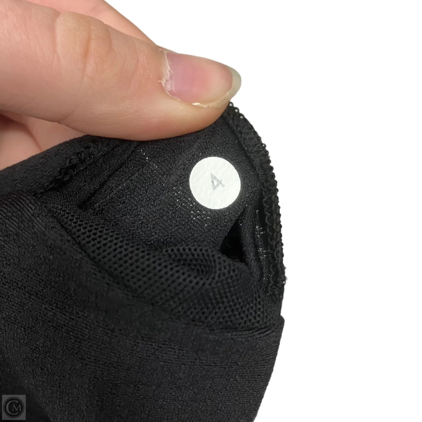 Athletic Tank Top By Lululemon In Black & White, Size: S