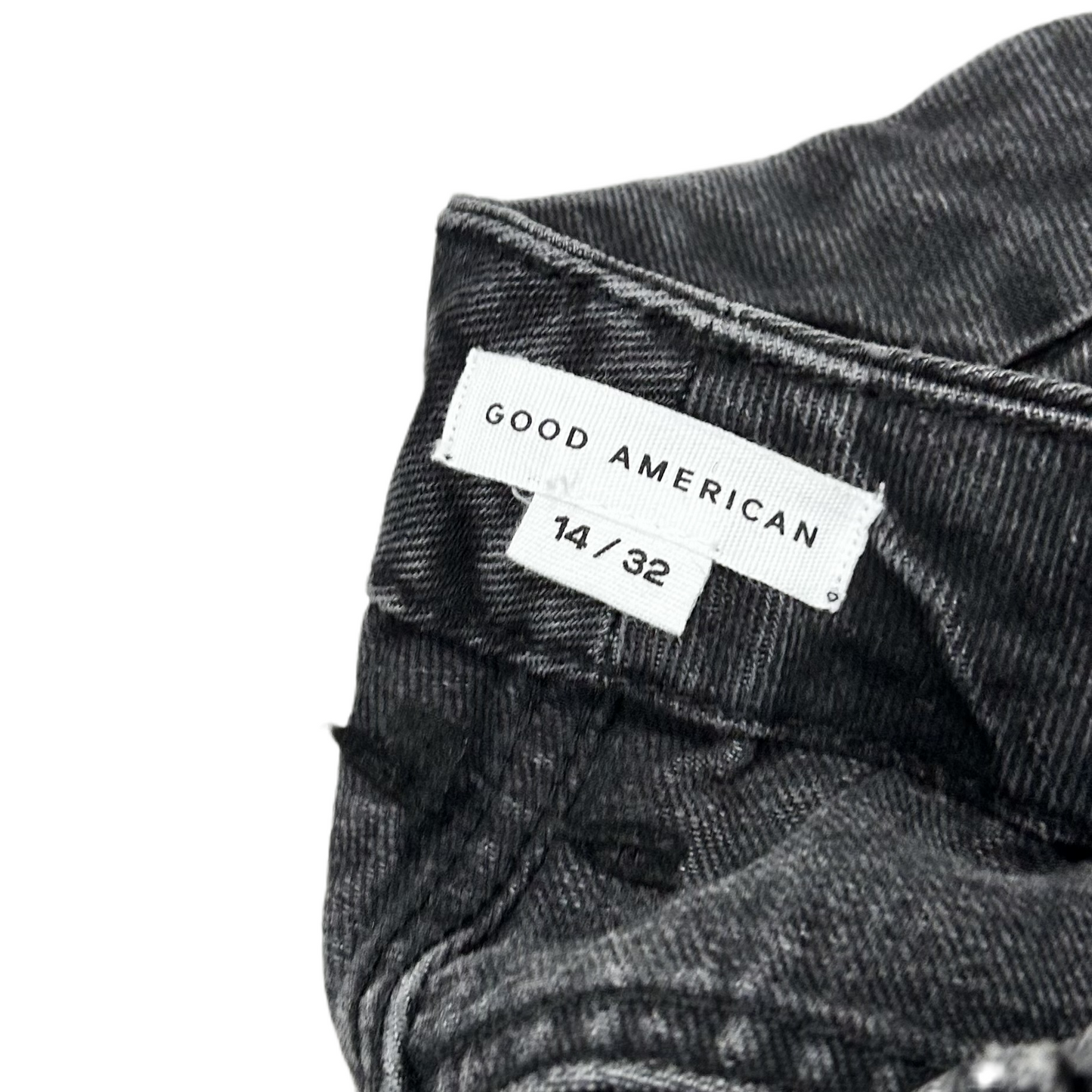 Jeans Boyfriend By Good American In Black, Size: 14