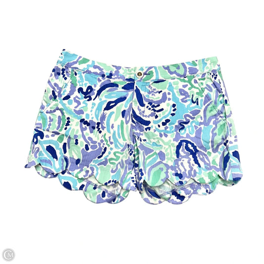Shorts Designer By Lilly Pulitzer In Blue & Green, Size: S