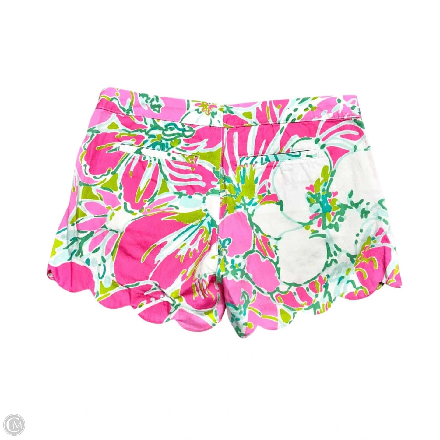 Shorts Designer By Lilly Pulitzer In Green & Pink, Size: S