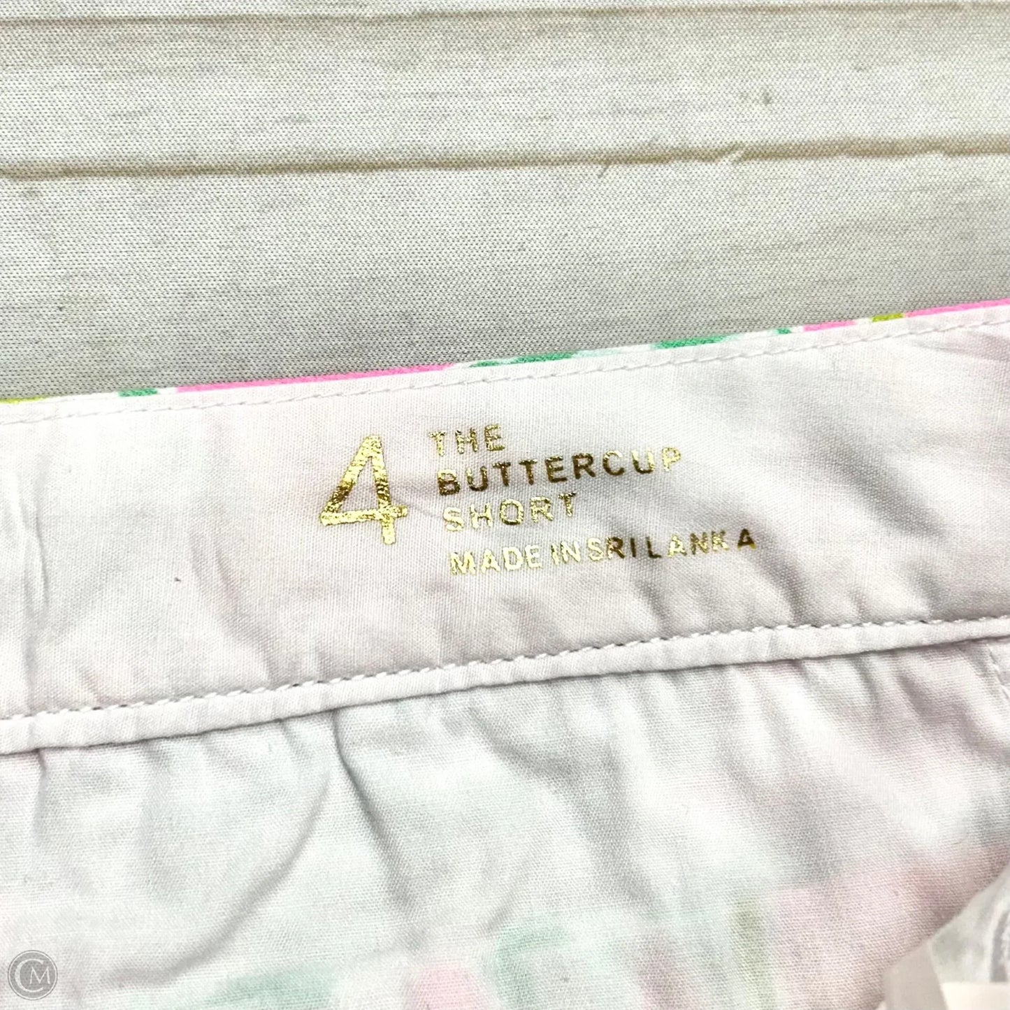 Shorts Designer By Lilly Pulitzer In Green & Pink, Size: S