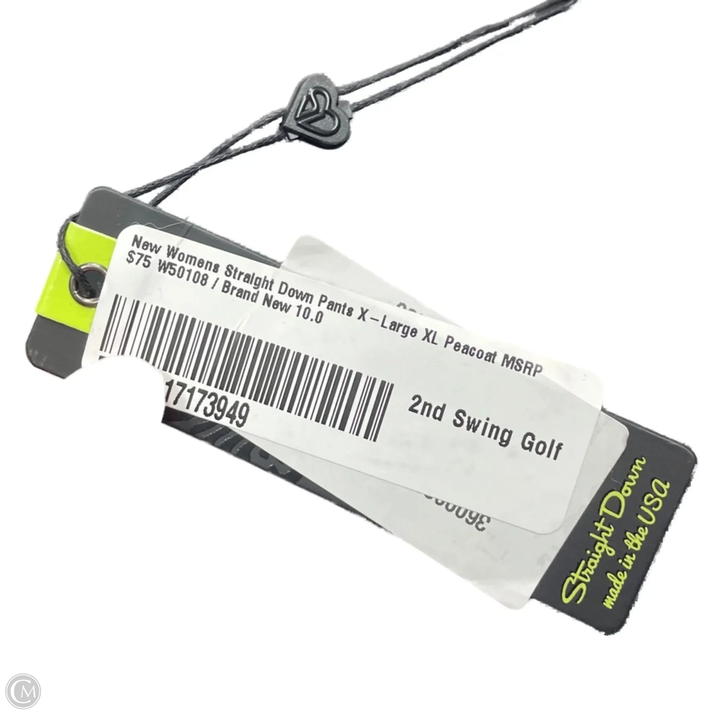 Athletic Pants By Straight Down In Black, Size: Xl