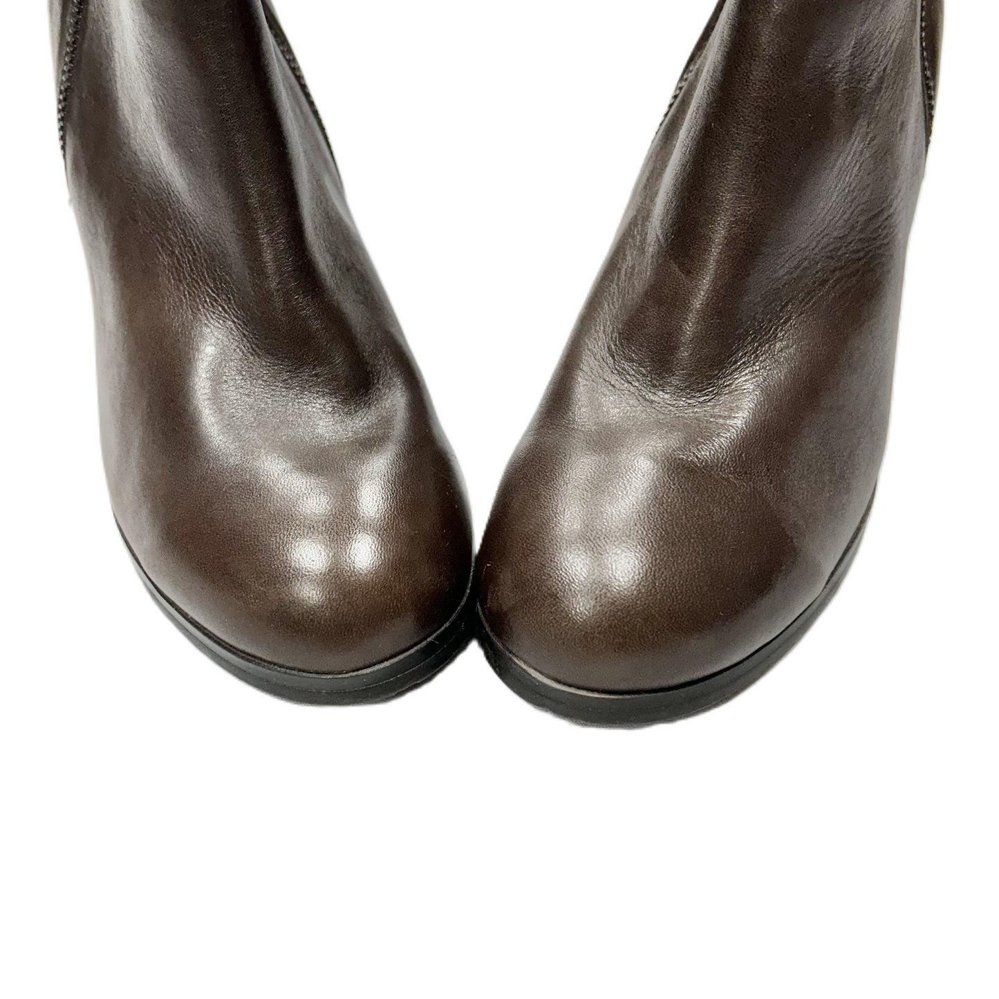 Boots Leather By Tahari By Arthur Levine In Brown, Size: 8.5